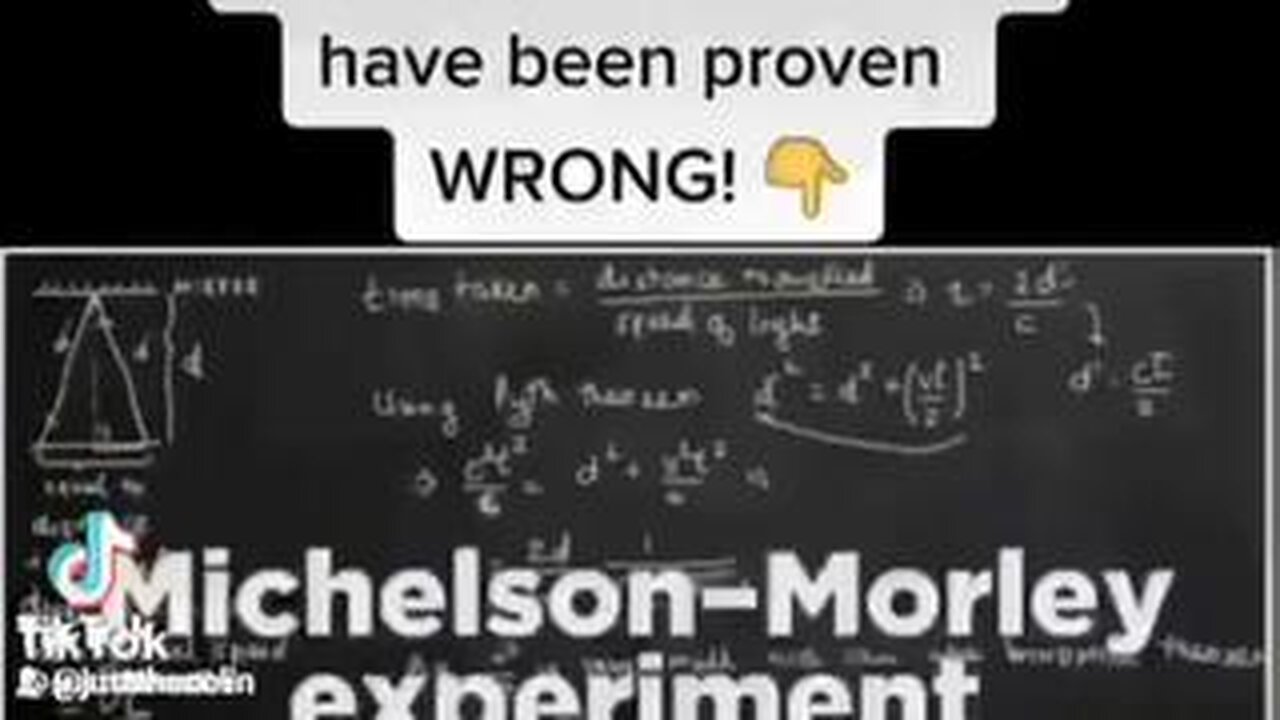 The Michelson Morley Experiment