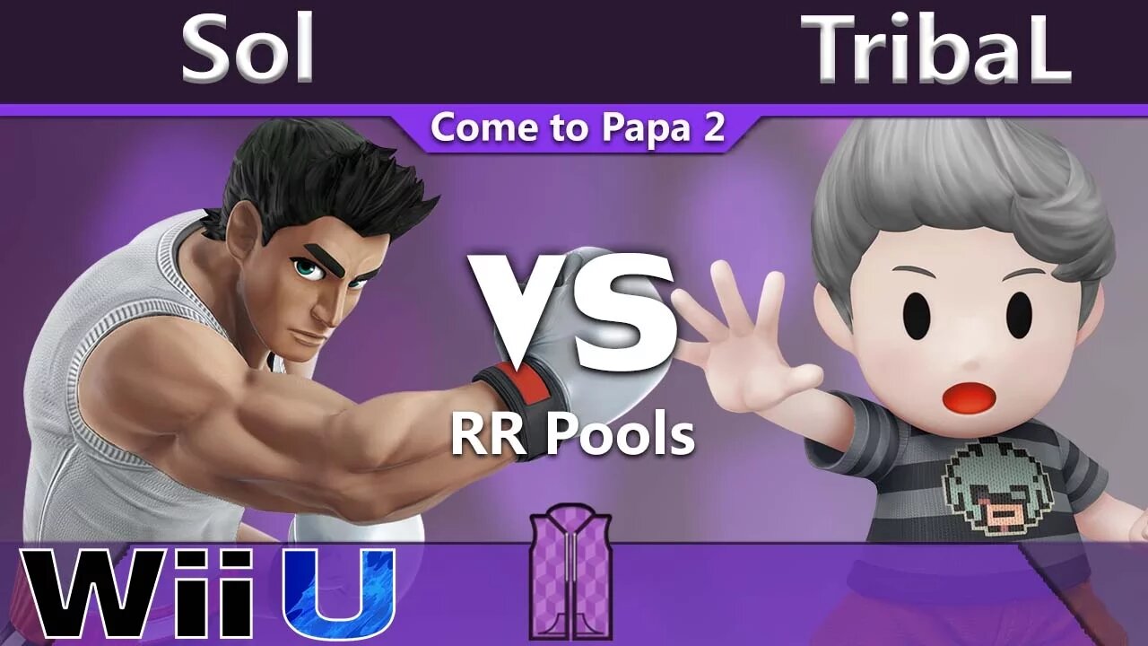 Noble|Sol (Little Mac) vs. TribaL (Lucas & Ness) - Wii U RR Pools - CTP2