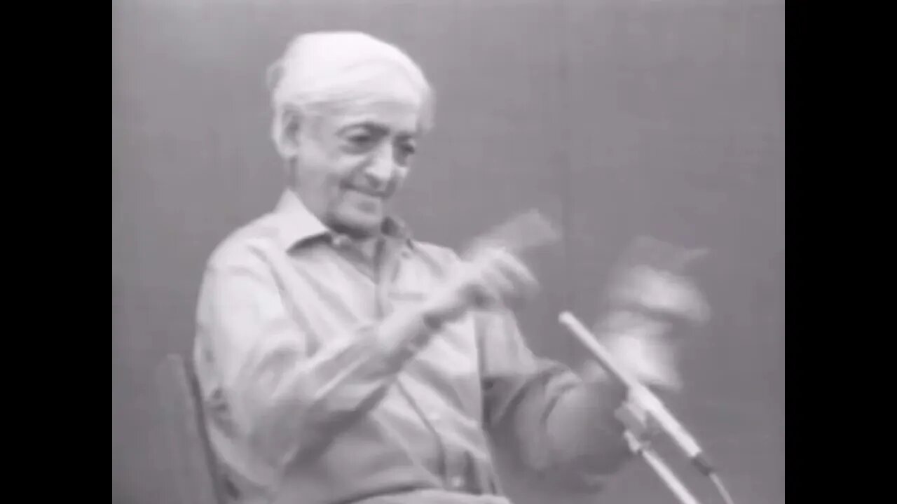 The future is the movement of fear Krishnamurti