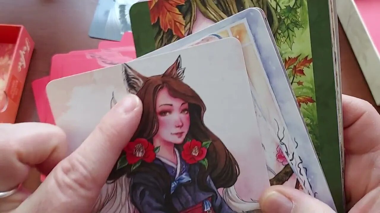 Unboxing Foxfire The Kitsune Oracle by Lucy Cavendish