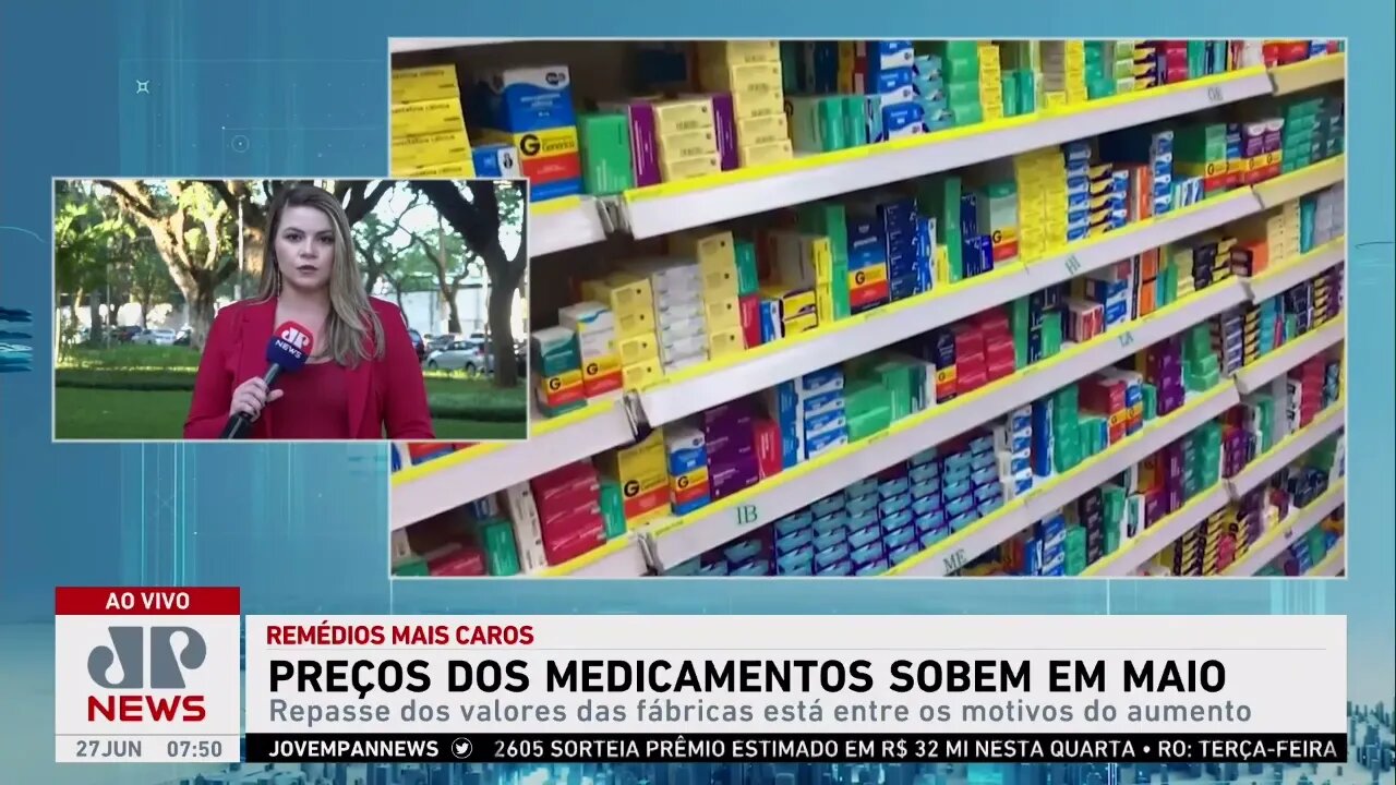 Preço médio dos remédios sobe 6,6% em maio, diz levantamento