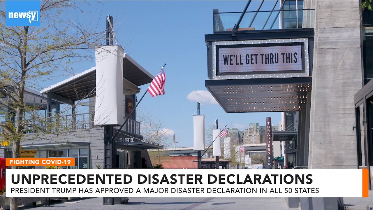 All 50 states are under a major disaster declaration for COVID-19