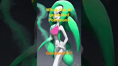 AI generated Gardevoir #whosthatpokemon #pokemon