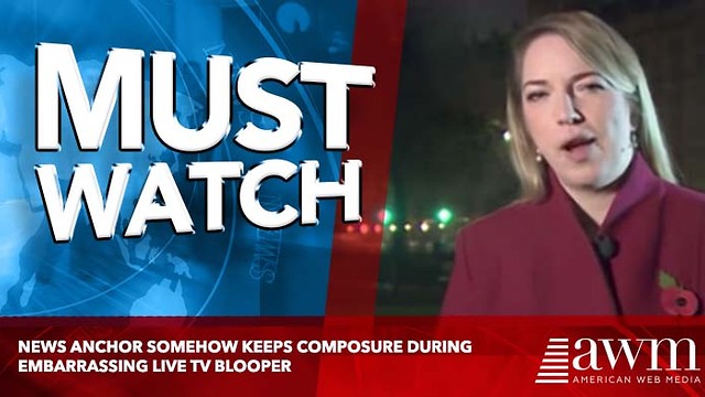 News Anchor Somehow Keeps Composure During Embarrassing Live TV Blooper