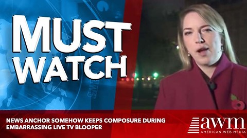 News Anchor Somehow Keeps Composure During Embarrassing Live TV Blooper