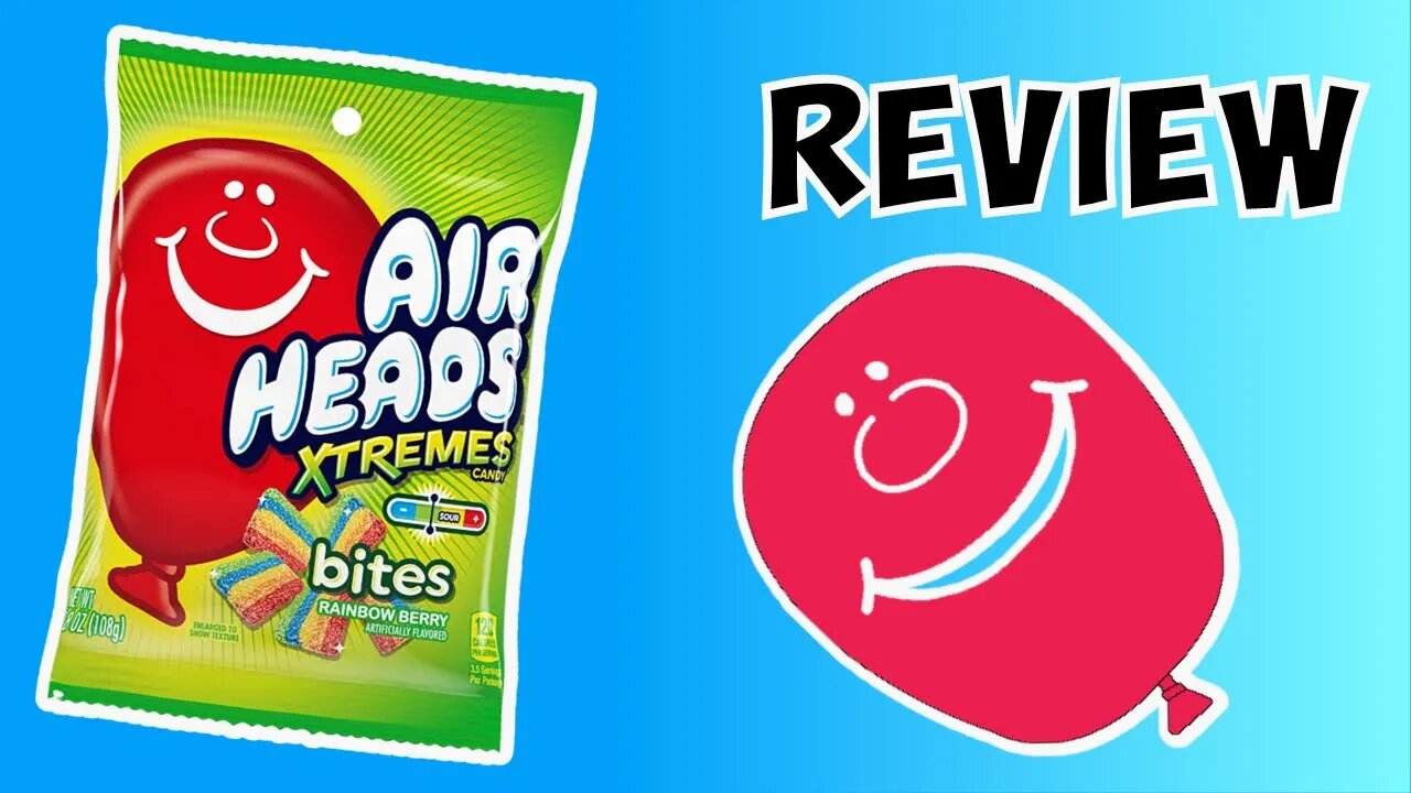 Air Heads Xtremes Bites Rainbow Berry review