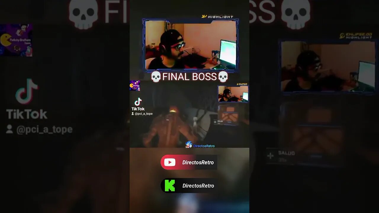 💀FINAL BOSS💀#directosretro #streamer #español #gameplay #directo #finalboss #shorts