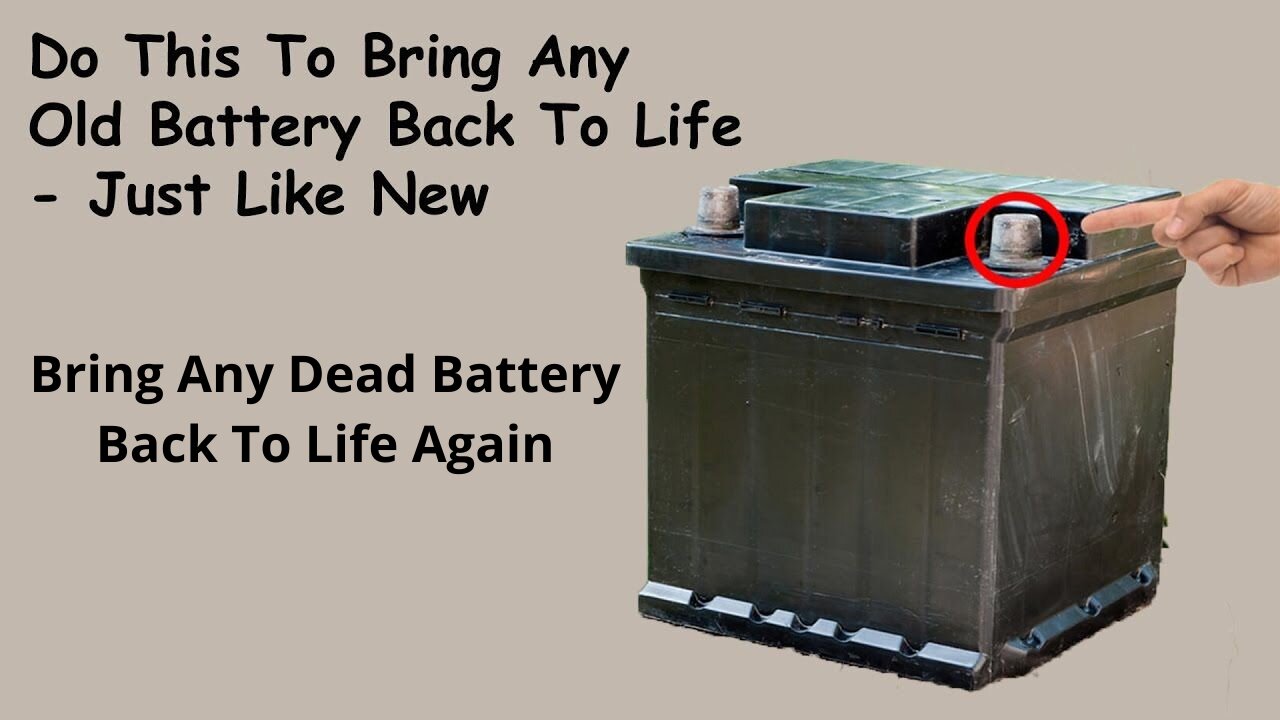 Reviving the Dead: How to Bring a Lifeless Battery Back to Power