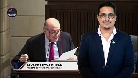 🎥Canciller Álvaro Leyva, defendió el nombramiento Cónsul General en México 🇲🇽 Andrés Hernández 👇👇