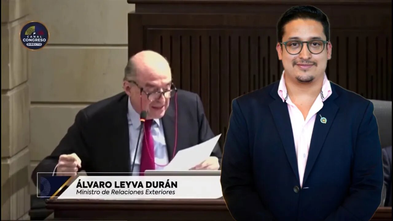 🎥Canciller Álvaro Leyva, defendió el nombramiento Cónsul General en México 🇲🇽 Andrés Hernández 👇👇
