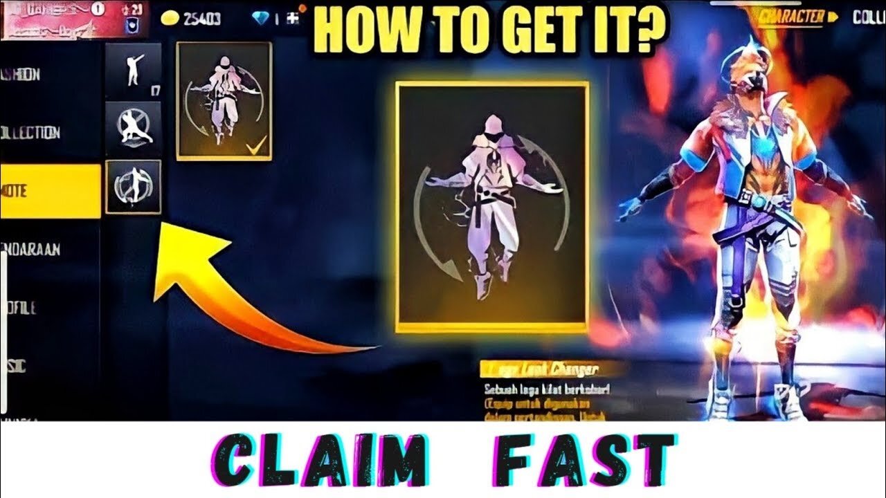 HOW TO GET LOOK CHANGER ANIMATION _0.01_ PLAYERS KNOW ABOUT || FF LATEST NEWS