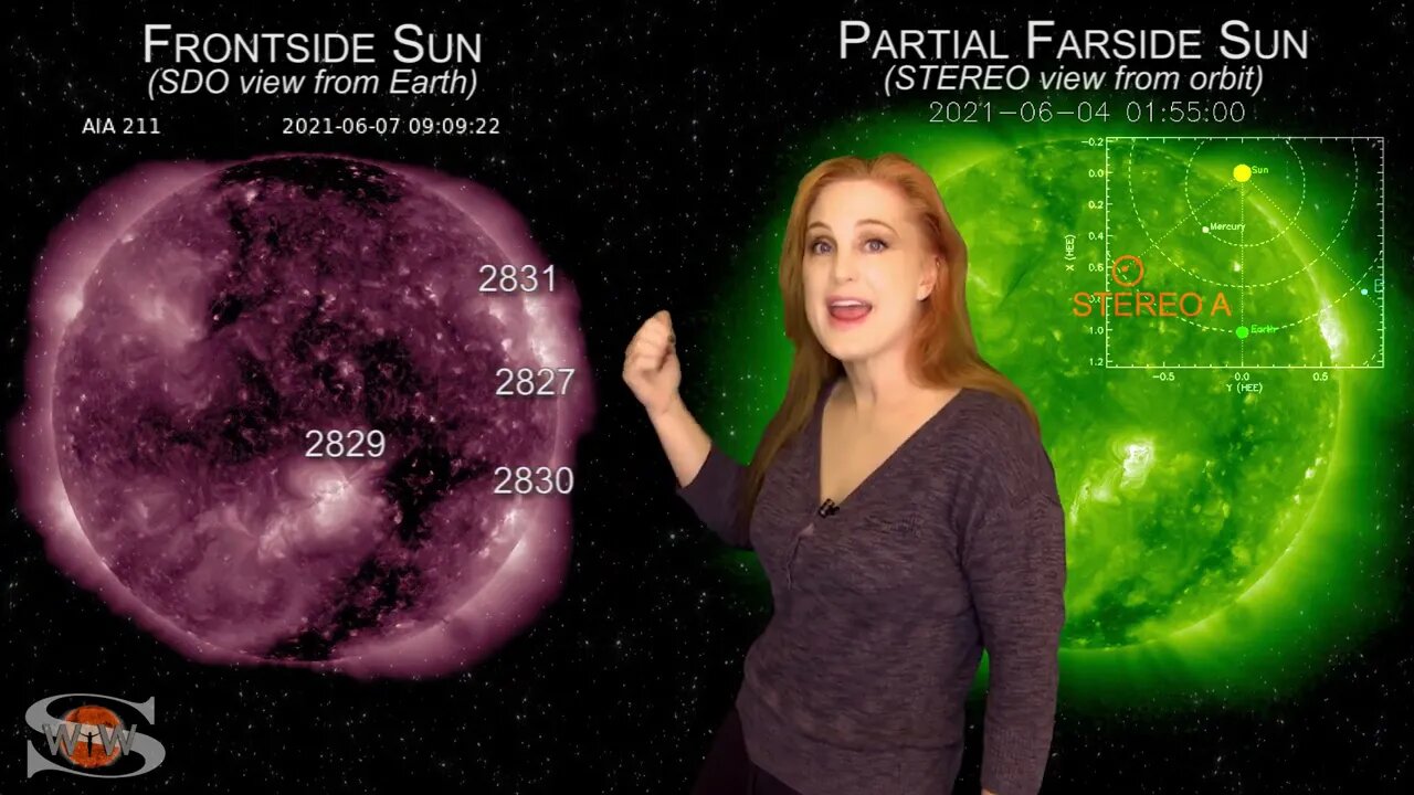 Solar Storms Amid a Solar Eclipse | Space Weather News 06.09.2021