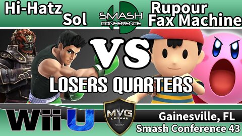 Hi-Hatz & MVG|Sol vs. Rupour & Fax Machine - SSB4 Teams Losers Quarters - SC43