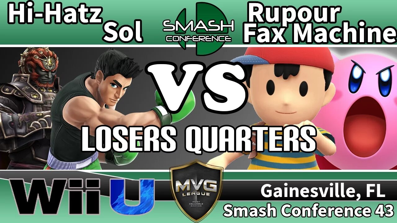 Hi-Hatz & MVG|Sol vs. Rupour & Fax Machine - SSB4 Teams Losers Quarters - SC43