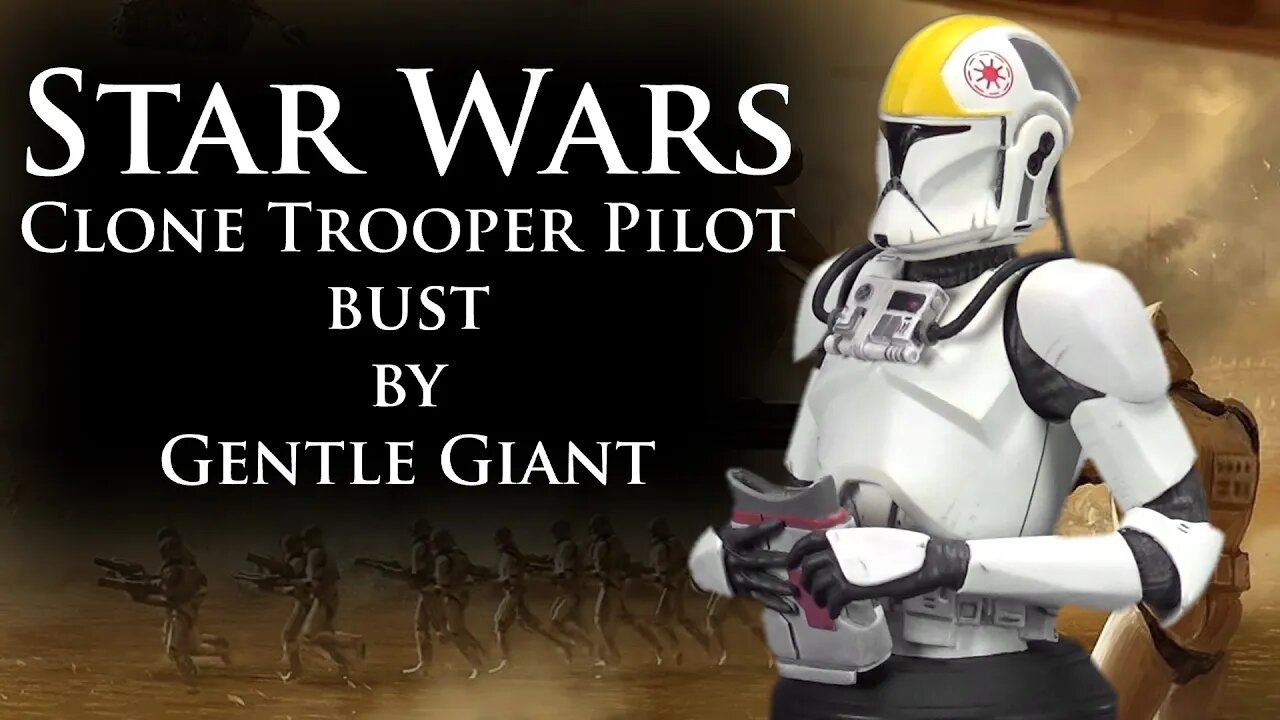 Star Wars Clone Trooper Pilot bust by Gentle Giant