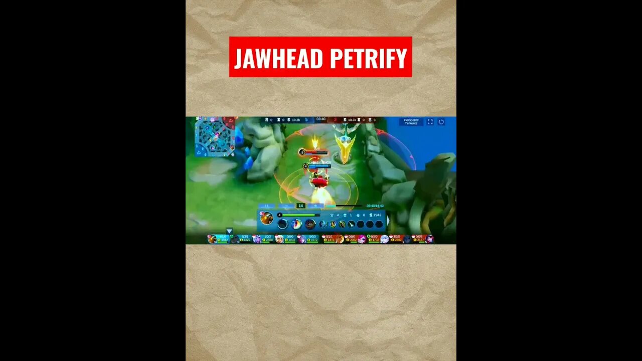 JAWHEAD PETRIFY #ml #mlbb #mobilelegend #mobilelegends #mobilelegendsgame #omletarcade #codashop