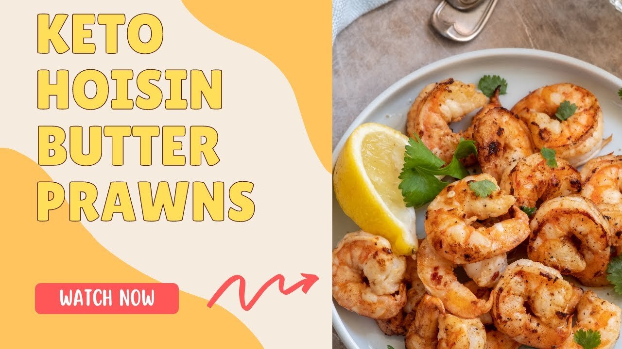 Keto Hoisin Butter Prawns