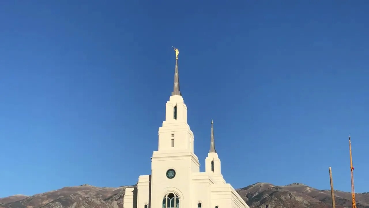 Layton Utah temple Construction nearing completion