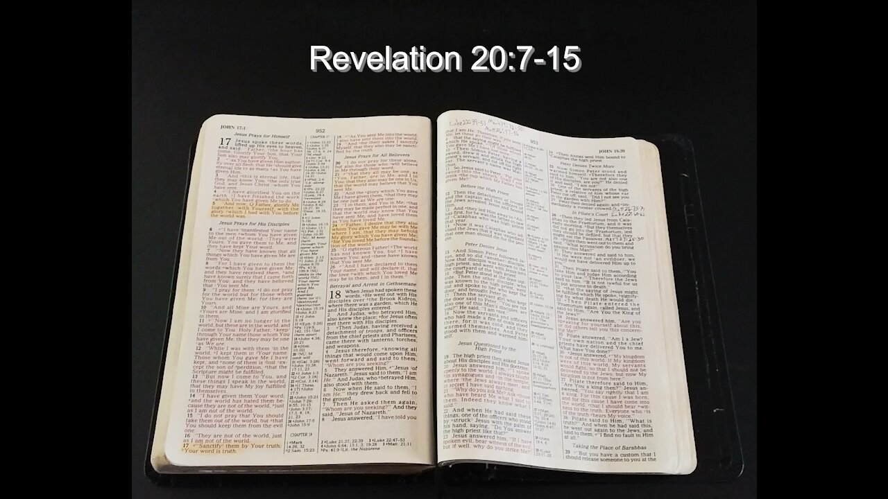 Study of Revelation 20:7-15