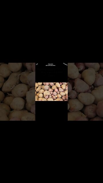 Potatoes Top Bananas in Potassium #fruitsandvegetables #shorts