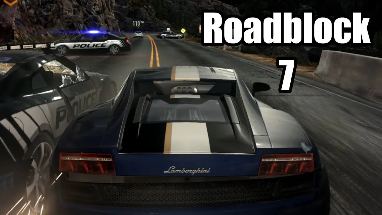 NEED FOR SPEED THE RUN Roadblock 7