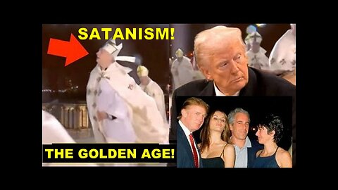 R$E Paris Notre Dame Antichrist Trump Appears at Satanic Golden Age Ritual Ceremony!