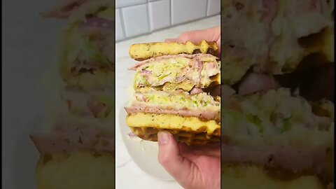 Grinder Sandwich Chaffle | How To Make A Grinder Sandwich #shorts