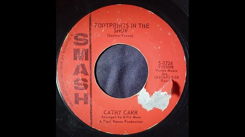 Cathy Carr - Footprints In the Snow