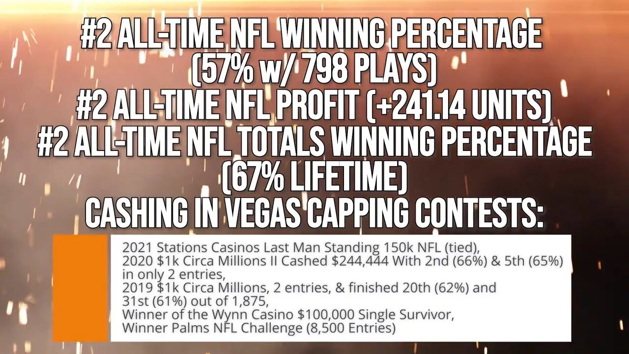 🏈⚾ NFL + MLB Picks from Top Vegas Handicapper Combo Special - Save OVER $300!