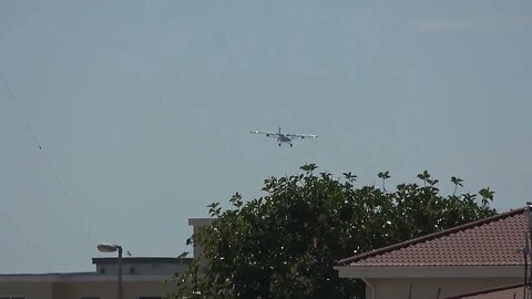 Pilatus PC-6 Landing at Gibraltar