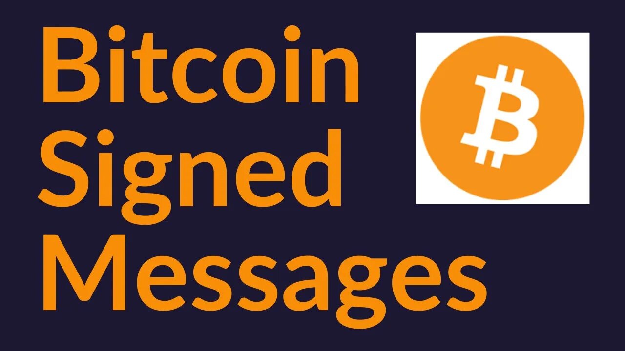 How To Prove That You Own Bitcoin (Signed Messages)