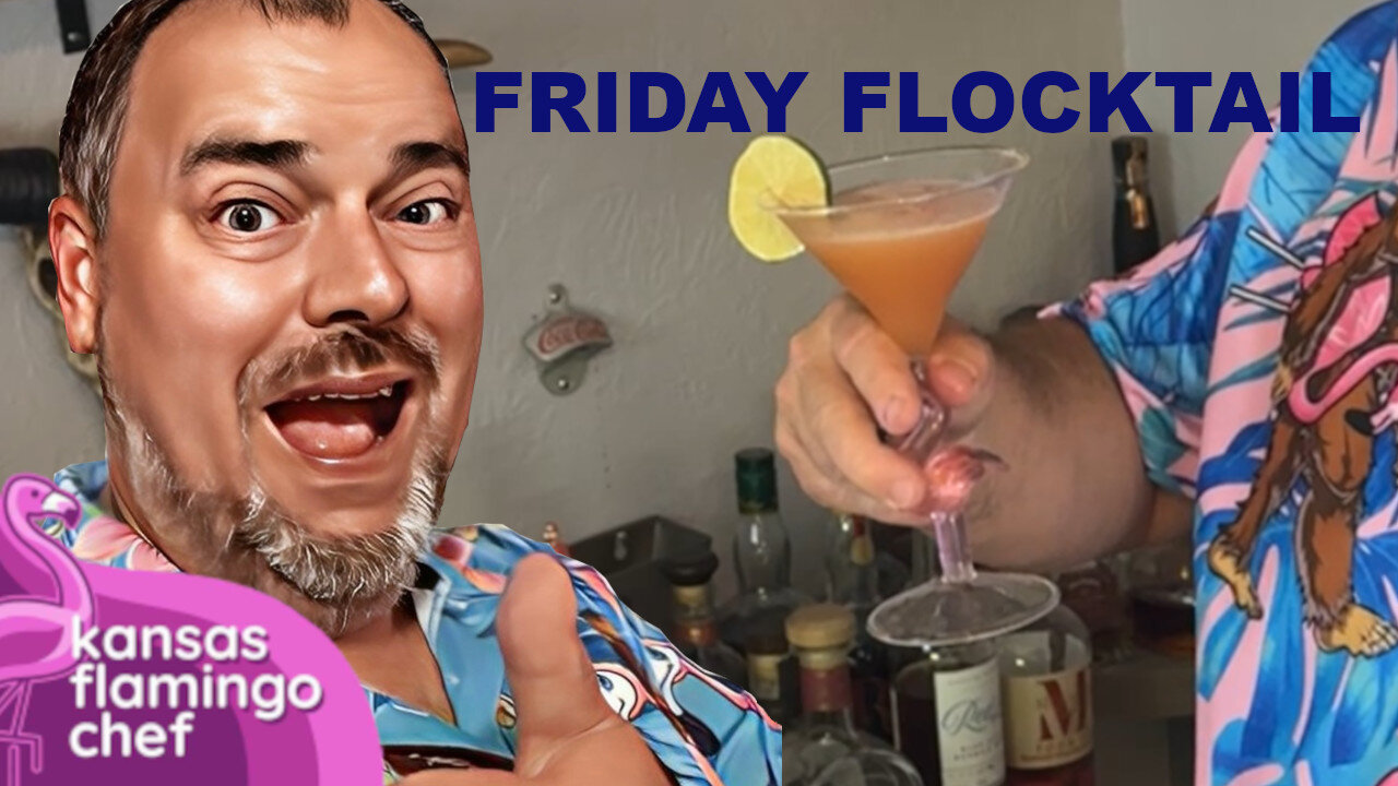 Flocktail Friday -- Flamingo RumTini Cocktail