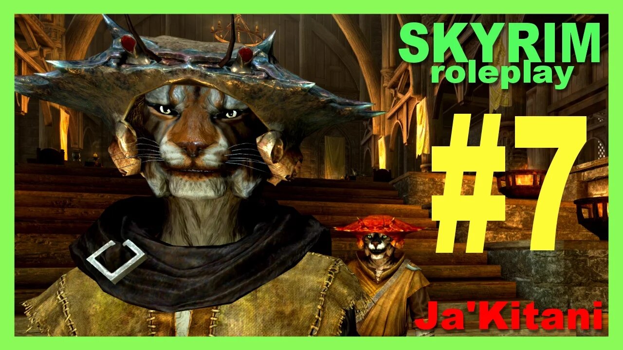 Skyrim part 7 - Sacred Mission - Roleplay series 3 - modded - Khajiit Madman