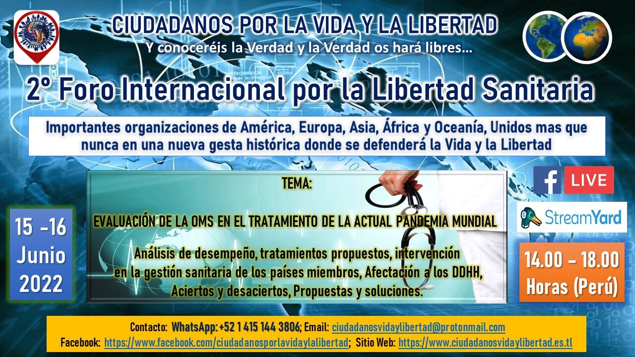 2° FORO POR LA LIBERTAD SANITARIA - EVALUACIÓN DE LA 0M5