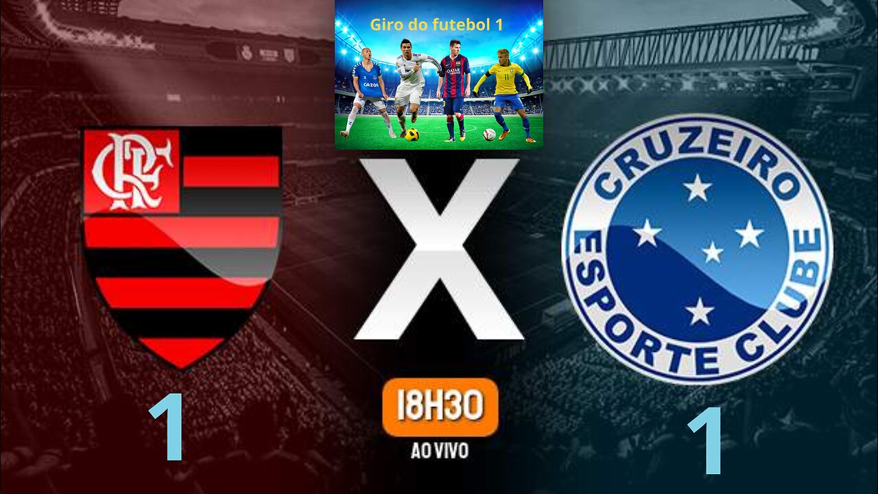 Flamengo x Cruzeiro Brasileirão Série A 27/05/2023 ( Flamengo empata em 1 a 1 contra o Cruzeiro)