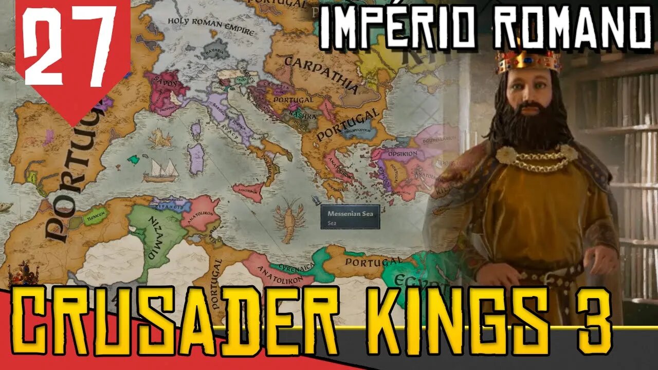 Reunificando o Império BIZANTINO - Crusader Kings 3 Portugal #27 [Gameplay PT-BR]