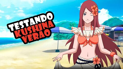 Testando Kushina Uzumaki Roupa de Verão #NarutoOnline