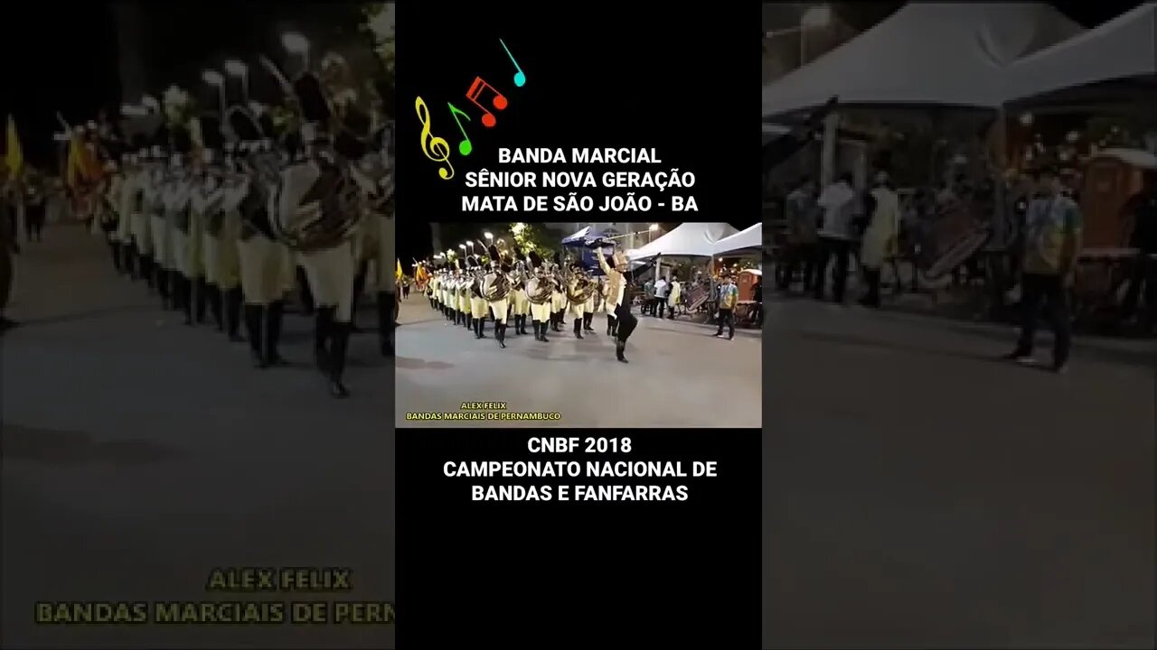 CNBF 2018 | BANDA MARCIAL SÊNIOR NOVA GERAÇÃO - #shorts