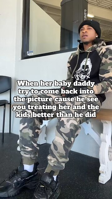 When her baby daddy get mad