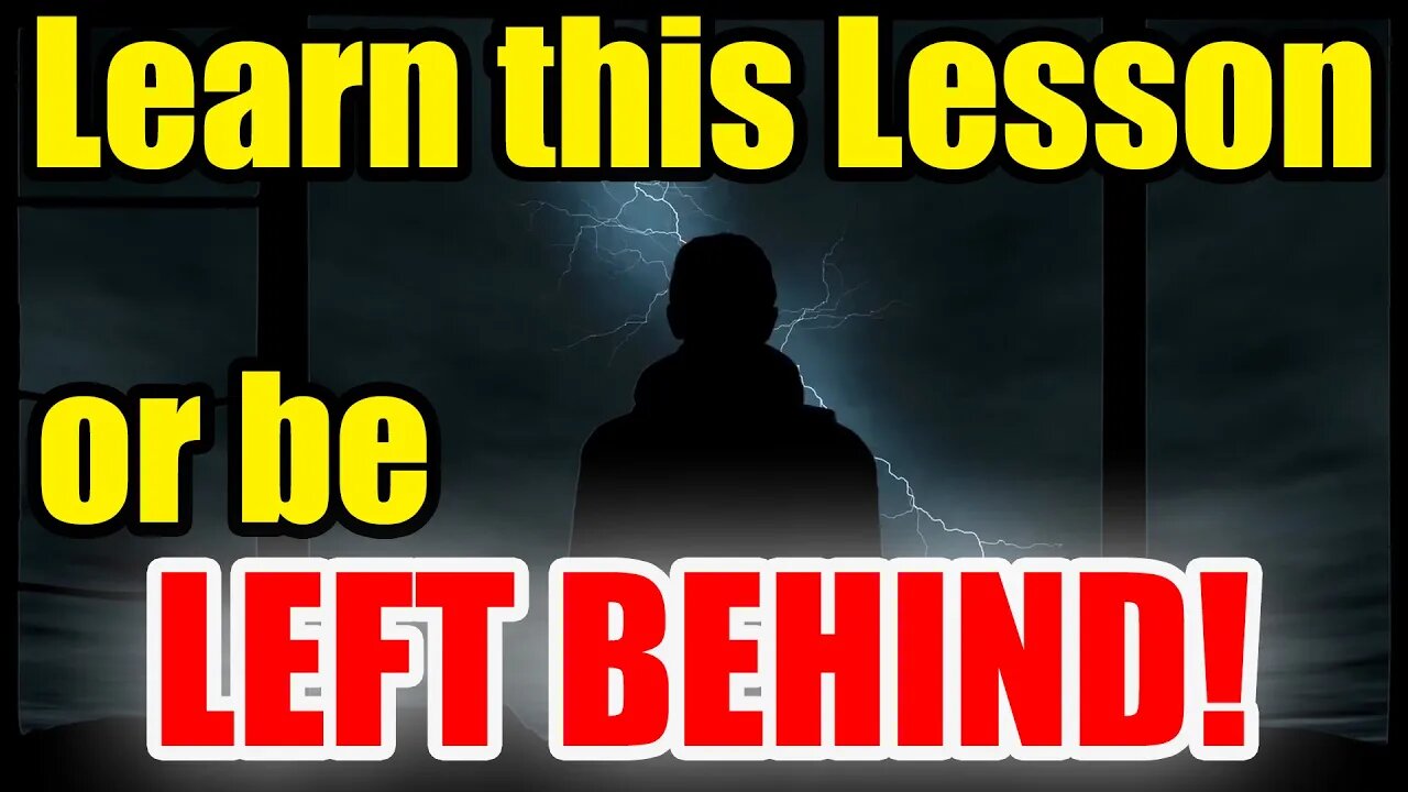 PREPARE for THIS NOW… or you WILL be LEFT BEHIND when SHTF