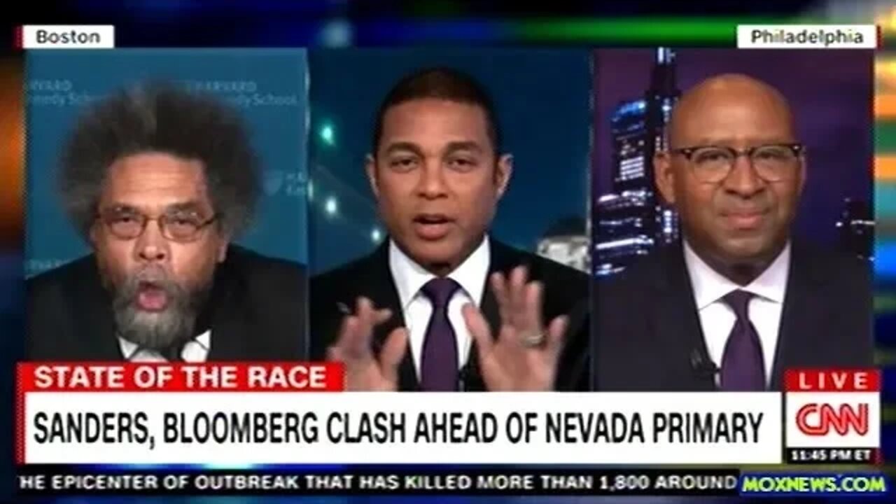 Cornel West Says Donald Trump And Mike Bloomberg Are Buddies!