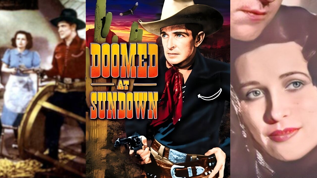 DOOMED AT SUNDOWN (1937) Bob Steele, Lorraine Randall & Warmer Richmond | Western | B&W