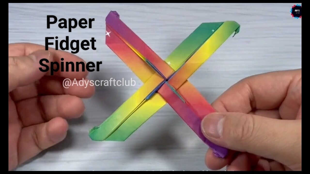 How to Make a Paper Fidget | Origami Paper Fidget