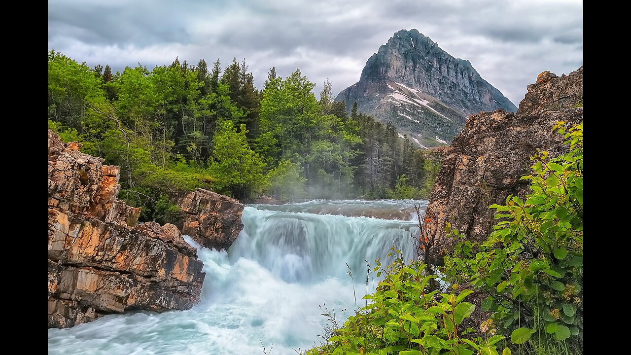 Amazing Hot Tub White Noise and Mountain Stream ASMR water sound 1 hour