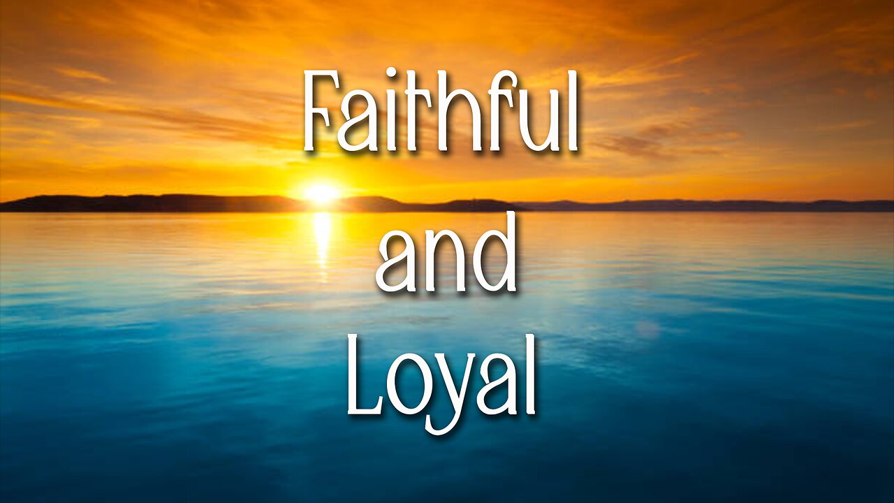 Faithful and Loyal - Dr. Larry Ollison