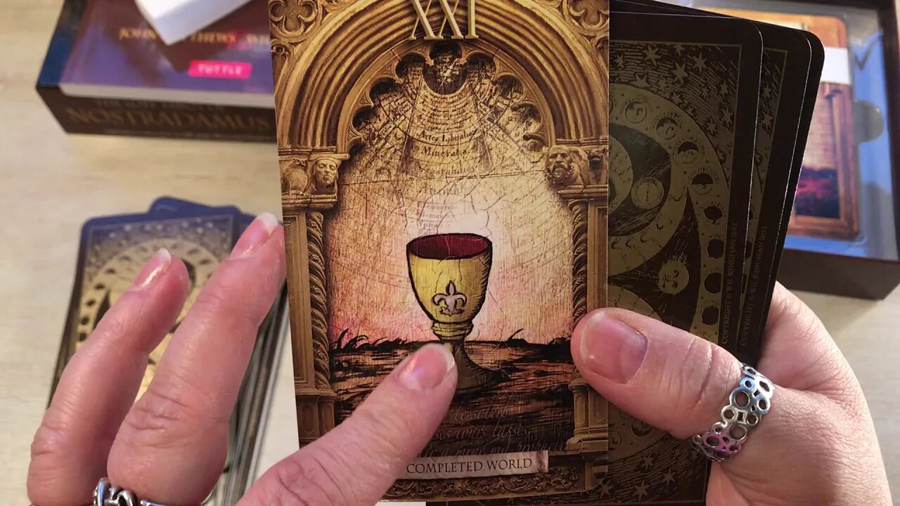 Unboxing The Lost Tarot Of Nostradamus by John Matthews and Wil Kinghan