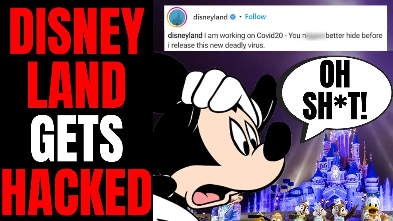 Disneyland Social Media Gets HACKED! | Not Exactly "Family Friendly" Content From Disney