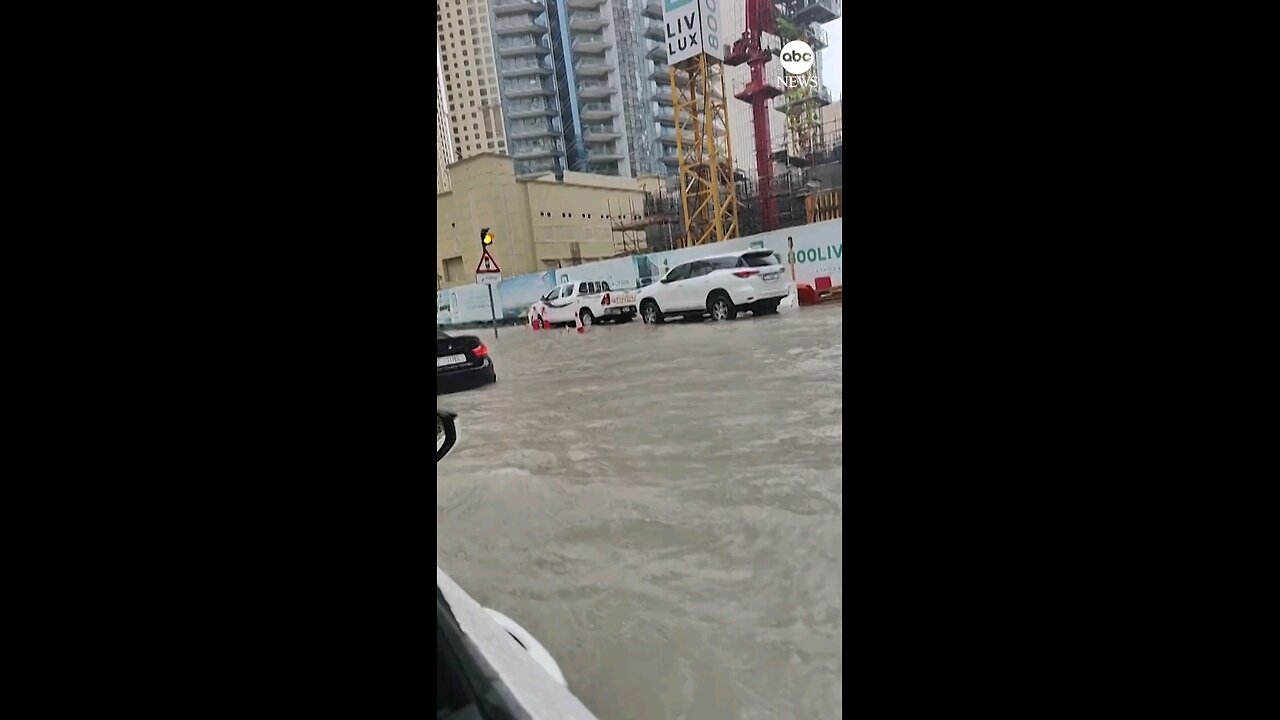 Severe flooding in Dubai after major rain