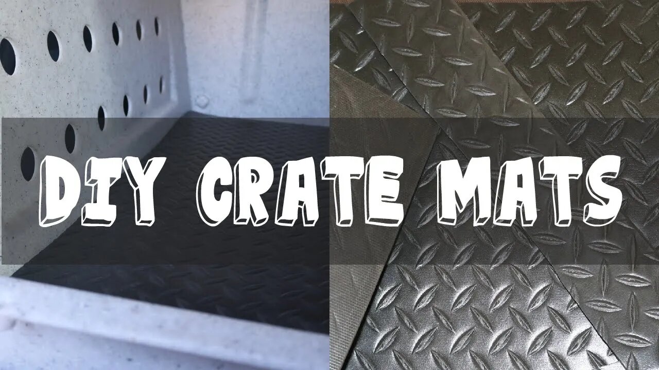 DIY Dog Crate Pad Mat - Ruff Land Kennel