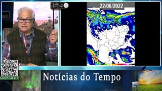 Previsão do tempo com chuvas no Norte e Nordeste, parte do Sul e Sudeste